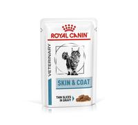 Royal Canin Skin & Coat Adult Wet Cat Food Thin Slices In Gravy 48x85g