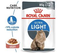 Royal Canin Ultra Light In Gravy Adult Wet Cat Food 24 X 85G