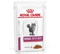 Royal Canin Veterinary Cat Mega Pack 48 x 85g - Renal with Beef (48 x 85g)