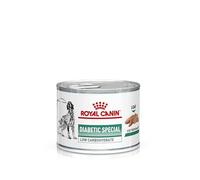 Royal Canin Veterinary Diabetic Special Low Carbohydrate Canine Mousse | 12 x 195 g | Wet Food for Adult Dogs | Regulation of Blood Sugar Levels | High Protein Content