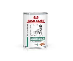 ROYAL CANIN Veterinary Diabetic Special Low Carbohydrate Canine Mousse | 12 x 410g | Wet Food for Adult Dogs | Regulation of Blood Sugar Levels | High Protein Content