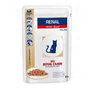 ROYAL CANIN Veterinary Diet Renal Wet Cat Food 48 x 85g Beef sachets