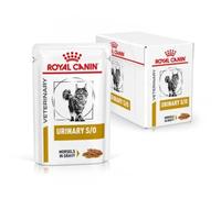 ROYAL CANIN Veterinary Health Nutrition Urinary S/O Wet Cat Food with Morsels in Gravy - 48 x 85g Pouches