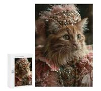 Royal Cat Jigsaw Puzzle for Adults And Families, 300 PCS, A Creative Way to Unwind after A Busy Day, for Puzzle Fans