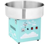 Royal Catering Commercial Candy Floss Machine - 52 cm - 1.200 W - Turquoise RCZK-1200- BG