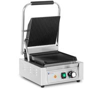 Royal Catering Contact Grill - 1,800 W - ribbed RCPKG-1800-R