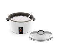 Royal Catering Electric Rice Cooker 2.950 W Non-Stick Pot 23 L Stainless Steel Housing and Pot Commercial Rice Maker Steamer