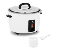 Royal Catering Electric Rice Cooker Commercial Rice Maker Steamer Non-Stick Pot 10L 1550W RCRK-10L (Stainless Steel Housing, Aluminium Pot, 55 Cups Cooked Rice)