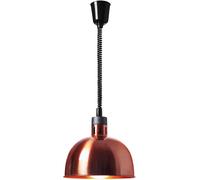 Heat Lamp - copper look- 29 x 29 x 29 cm - Royal Catering - Steel - height-adjustable RC-SHSFL08