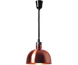Royal Catering Kitchen Food Heat Lamp Height-Adjustable Copper Look