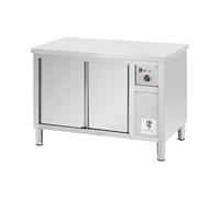 Royal Catering Plate Warmer - 120 x 60 x 85 cm - 30 to 80 °C - Royal Catering Plate warmer Warming cabinet Warming showcase Hot cabinet