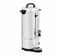 Royal Catering RC-CU9 Fully Automatic Coffee Machine - 9L Stainless Steel with Copper Tap
