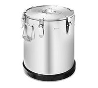 Royal Catering RC-TFT36 Thermal Container Stainless Steel 36L 30mm Wall Insulation Thermal Container for Food Thermal Food Container Thermal Food Container