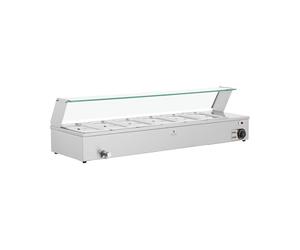 Royal Catering RCBM-11 Bain Marie 6 x 3.5 L 2100 W Warming container Water bath Food warming container Portable food warmer
