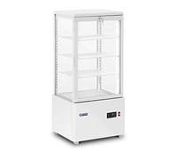 Royal Catering RCCC-78-WT Cooling Display Cabinet 78 L 4 Levels White Counter Cake Display Case Cake Counter Cold Counter