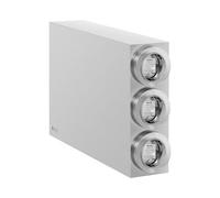 Royal Catering RCCD-03 Cup Dispenser - 3 slots - stainless steel - for cups up to 89 mm in diameter - Royal Catering Cup dispenser Paper cup dispenser Coffee cup dispenser