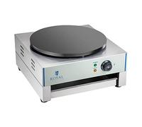 Royal Catering - RCEC-3000-R - Crepes Maker - 3000 Watt - Stainless Steel - Batter Distributor Included