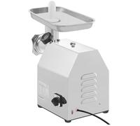 Royal Catering RCFW 140-850ECO Meat Mincer Meat Grinder Electric (140 kg/h, 850 W, Return Flow Function, Hole Size 6/8 mm, Stainless Steel) ECO