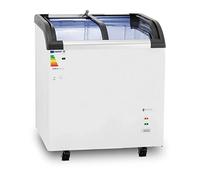 Factory second Chest Freezer - 180 L - Royal Catering - glass doors RCFZ-180G