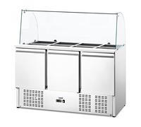 Royal Catering RCLK-W368 Saladette 368 L for 8 GN Containers Salad Bar Refrigerator Table Gastro
