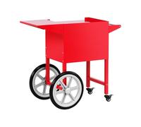 Royal Catering - RCPT-16E - Popcorn Maker Cart - Red | Popcorn trolley, sheet steel, painted, 2 brakes, storage compartment, easy to assemble