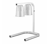 Royal Catering RCPWB-500I Buffet Heat Lamp, Aluminium, 500W, 45-75 °C, 2 Lightbulbs