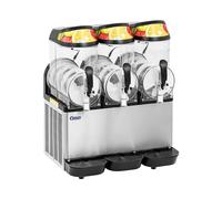 Royal Catering RCSL 3/12A Slush Machine - 3 x 14 L - LED lighting - digital control panel - Royal Catering Slushy maker Slurpee machine Slush puppy maker Slushy maker machine