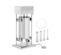 Royal Catering Sausage Stuffer - 25 L - electric 4 filling tubes - Royal Catering Sausage filler Sausage maker Sausage machine Sausage press