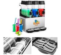 Royal Catering Slush Puppy Machine RCSL 3/12 (3 x 14 L, 980 W, Temperature range -2 to -3 °C, BPA-free)