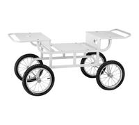 Royal Catering Trolley For Candy Floss Machine - 4 Wheels - White RCZT-01W