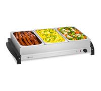 Royal Catering Warming Tray - 3 x 2 L - 400 W RCHP-400/3