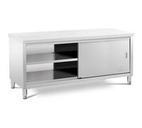 Royal Catering Work Cabinet - 200 x 70 cm - 600 kg load capacity RCSSCB-200X70-E