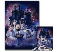 Royal Cats 1000 Piece Jigsaw Puzzle Impossible Jigsaw Puzzles for Adults Ideal for Teenagers & Collectors, Travel Gift, Family Activity 26X38CM/10.23x14.96inch