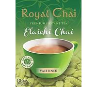 Royal Chai Elaichi Chai Premium Instant Tea, Sweetened, 10 Cups for 1 box