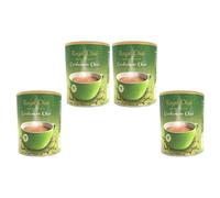 Royal Chai Elaichi Sweetened 400g (Pack of 4), Premium Instant Tea, Cardamom Tea Natural Instant Cardamom Indian Tea Sweetened Tub