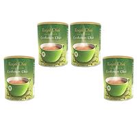 Royal Chai Elaichi Sweetened 400g (Pack of 4) - Premium Instant Tea - Cardamom Tea - Natural - Instant Cardamom Indian Tea - Sweetened Tub