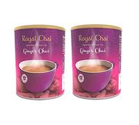Royal Chai Ginger Unsweetened Tubs 400 g (Pack of 2)