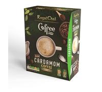 Royal Chai Instant Cardmom Coffee Latte | Just Add Water| Unweetened | 10 Single Serve in a Packet 140g (Pack of 5)