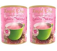 Royal Chai | Kashmiri Pink Chai Unsweetened Tub | 400g | Premium Instant Chai | Makes 20 cups (Pack of 2)