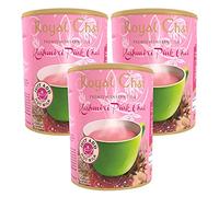 Royal Chai Kashmiri Pink Unsweetened Tea, 400g (Pack of 3) - Premium Instant Tub