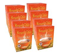 Royal Chai Premium Instant Karak Indian Tea 200g (Pack of 8) - Natural, Sweetened