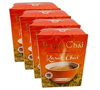 Royal Chai Premium Instant Karak Tea - Unsweetened, Natural, 180g (Pack of 4)