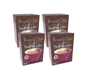 Royal Chai Saffron Sweetened 200g (Pack of 4)