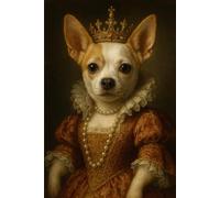 Royal Chihuahua Chronicles-Crown & Paws: A 6×9 Notebook for Dog Lovers - 120 Pages to Write, Dream & Plan