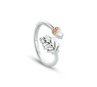 Royal Clogau Sterling Silver Oak Leaf Ring - T CLG-2103/T