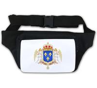 Royal Coat of Arms of France Waist Bag Fanny Pack White