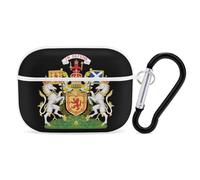 Royal Coat of Arms of The Kingdom of Scotland Cute Earbuds Case Compatible with Airpods Pro Wireless Headphones Cover with Carabiner