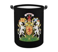 Royal Coat of Arms of The Kingdom of Scotland Cute Laundry Basket with Handle Oxford Foldable Large Hamper for Bedroom Bathroom