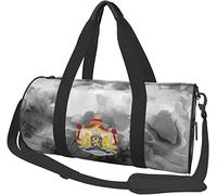 Royal Coat of arms of The Netherlands Travel Luggage Duffel Bag Sports Rolling Foldable Duffel Bag, Marbling