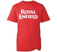 Royal Cool Enfield T-Shirt, Funny Motorbike Model Company Hog Style Bike Lover Rider Shirt, Gift Unisex Tee Top (Red, 3XL Years)